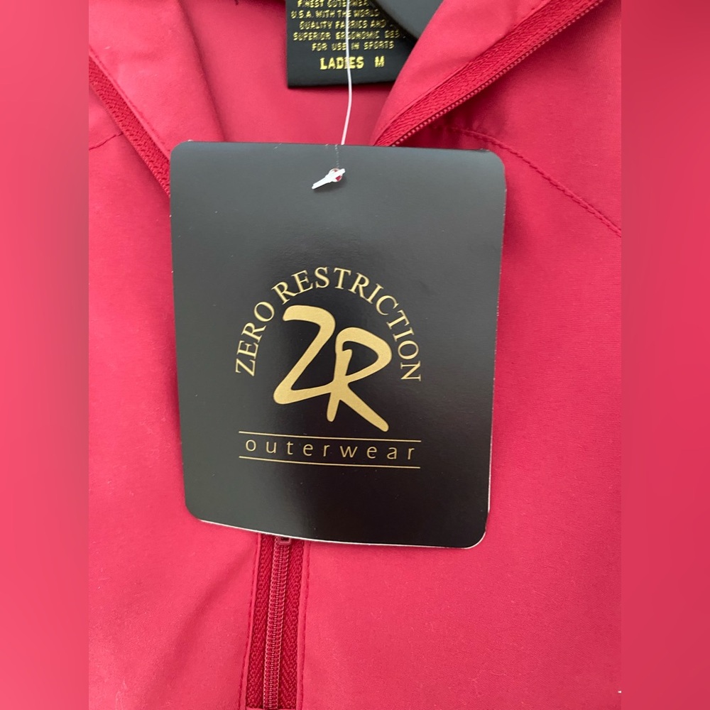 ZERO.. WOMENS Red Half-Zip Jacket - Picture 14 of 16